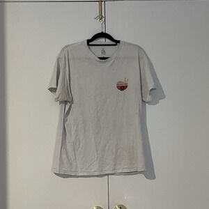 FLA Monster of Ramen Mens L White Graphic T-Shirt Short Sleeve 100% Cotton